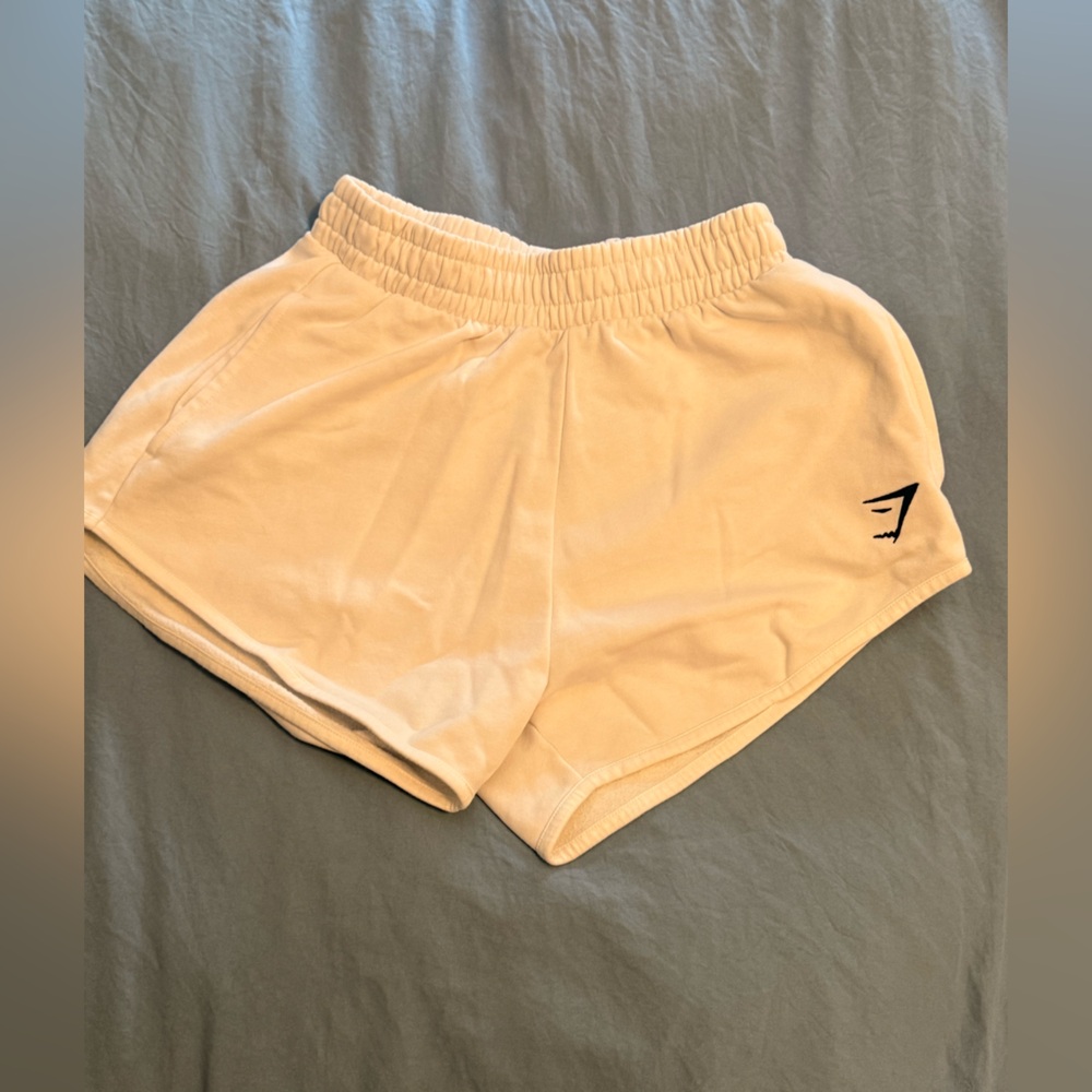 Gymshark White Athletic Shorts